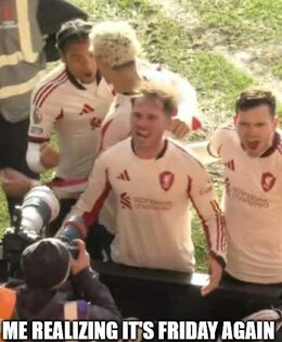 Realizing its friday memes