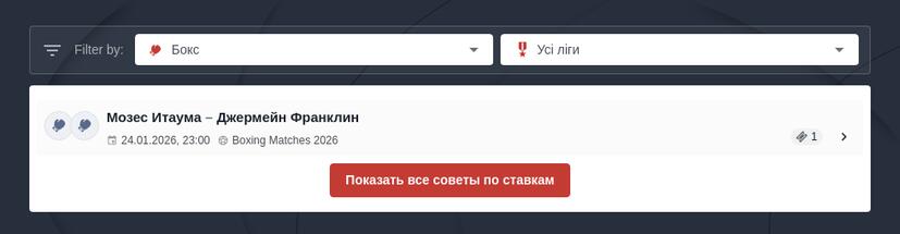 Стратегии ставок на бокс