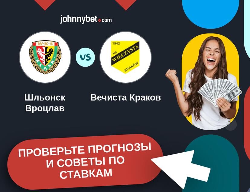 Шльонск Вроцлав - Вечиста Краков Прогнозы и советы по ставкам