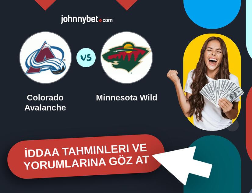 Colorado Avalanche - Minnesota Wild İddaa Tahminleri ve Bahis Kuponları