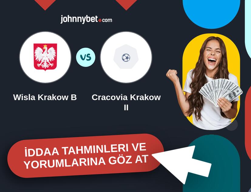 Wisla Krakow B - Cracovia Krakow II İddaa Tahminleri ve Bahis Kuponları