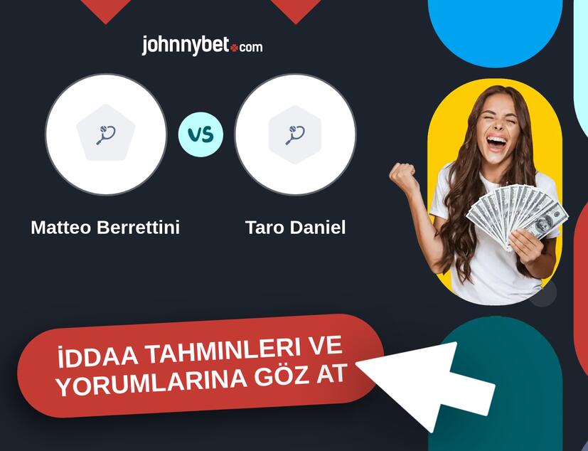Matteo Berrettini - Taro Daniel İddaa Tahminleri ve Bahis Kuponları