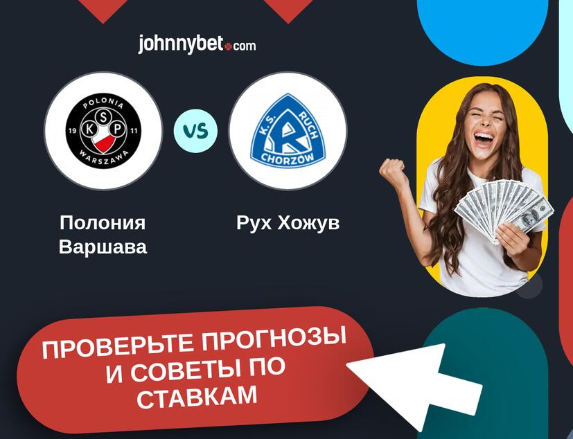 Полония Варшава - Рух Хожув Прогнозы и советы по ставкам